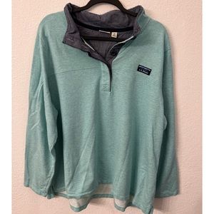 L.L Bean 1/4 Button Henley Shirt